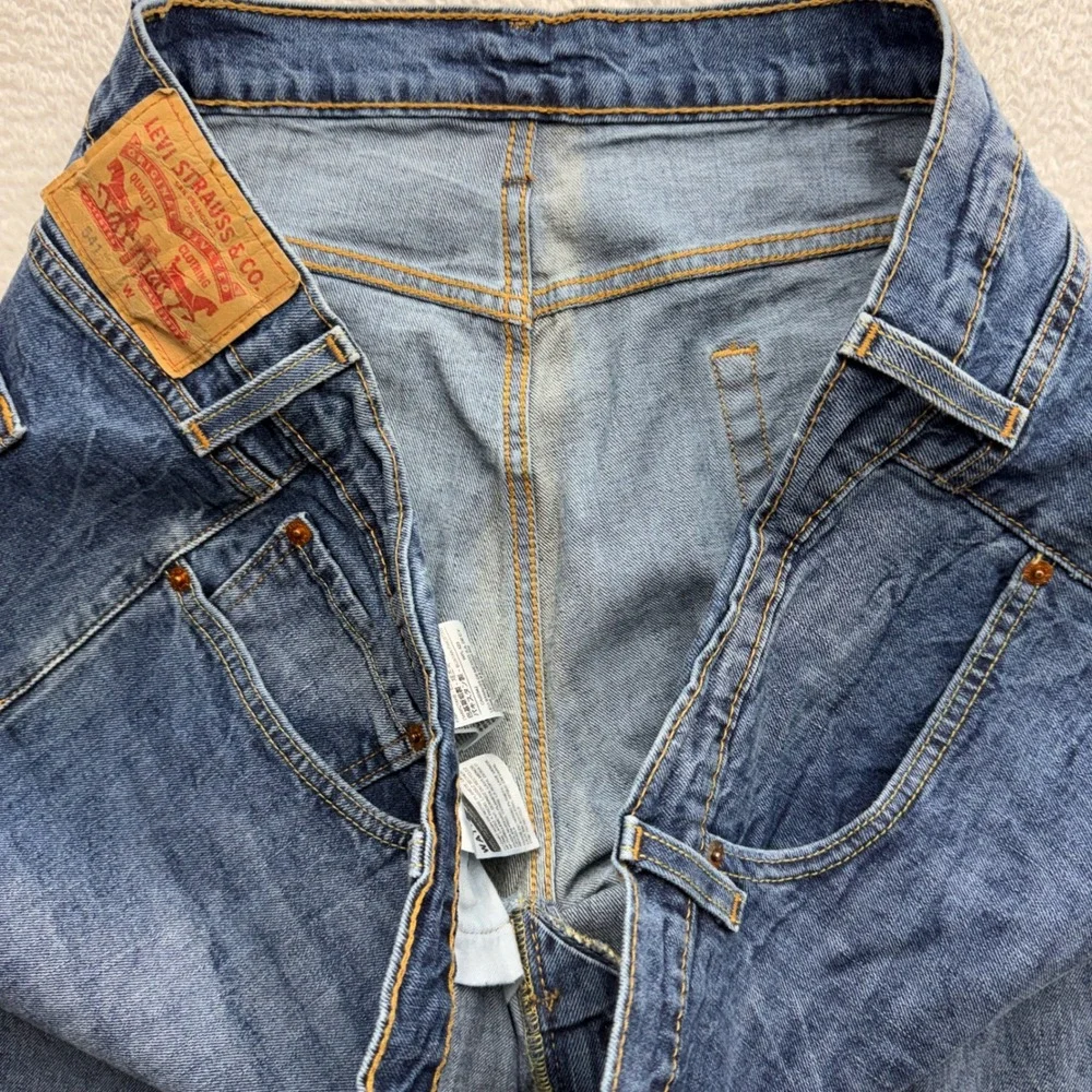 Levis‎ 541 Athletic Taper Mens Jeans Blue Medium Wash Denim 46x29 (Actual 46x27)